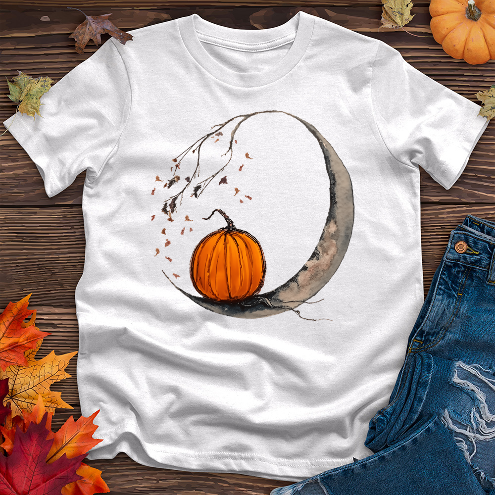 Moon and Pumpkin Tee