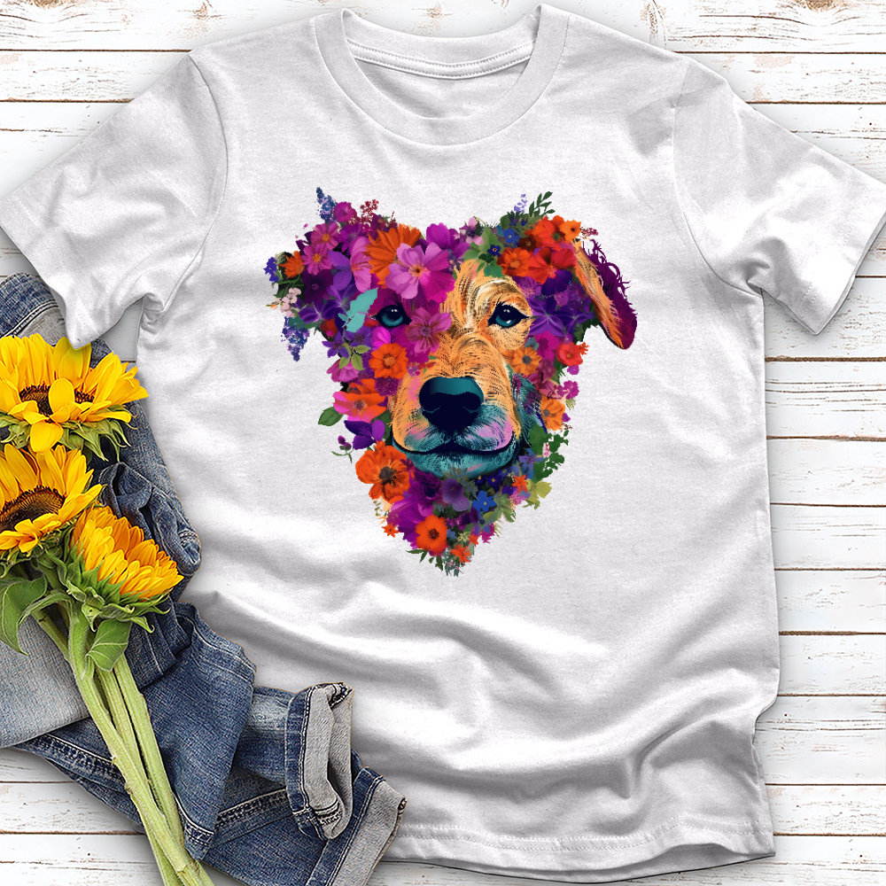 Floral Retriever Tee
