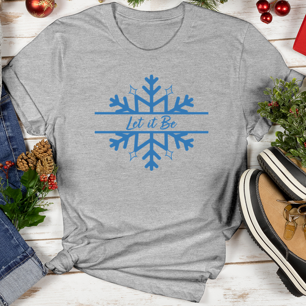 Snowflakes Let it Be Softstyle Tee