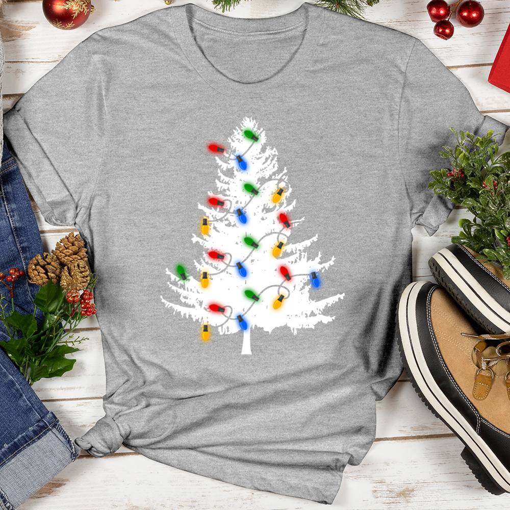 Evergreen Christmas Lights Softstyle Tee