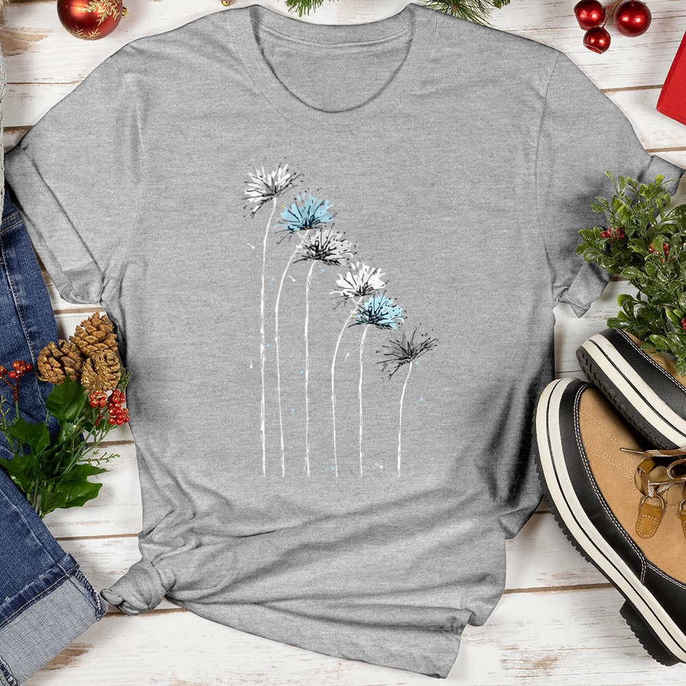 Frosty Dandelion Row Softstyle Tee