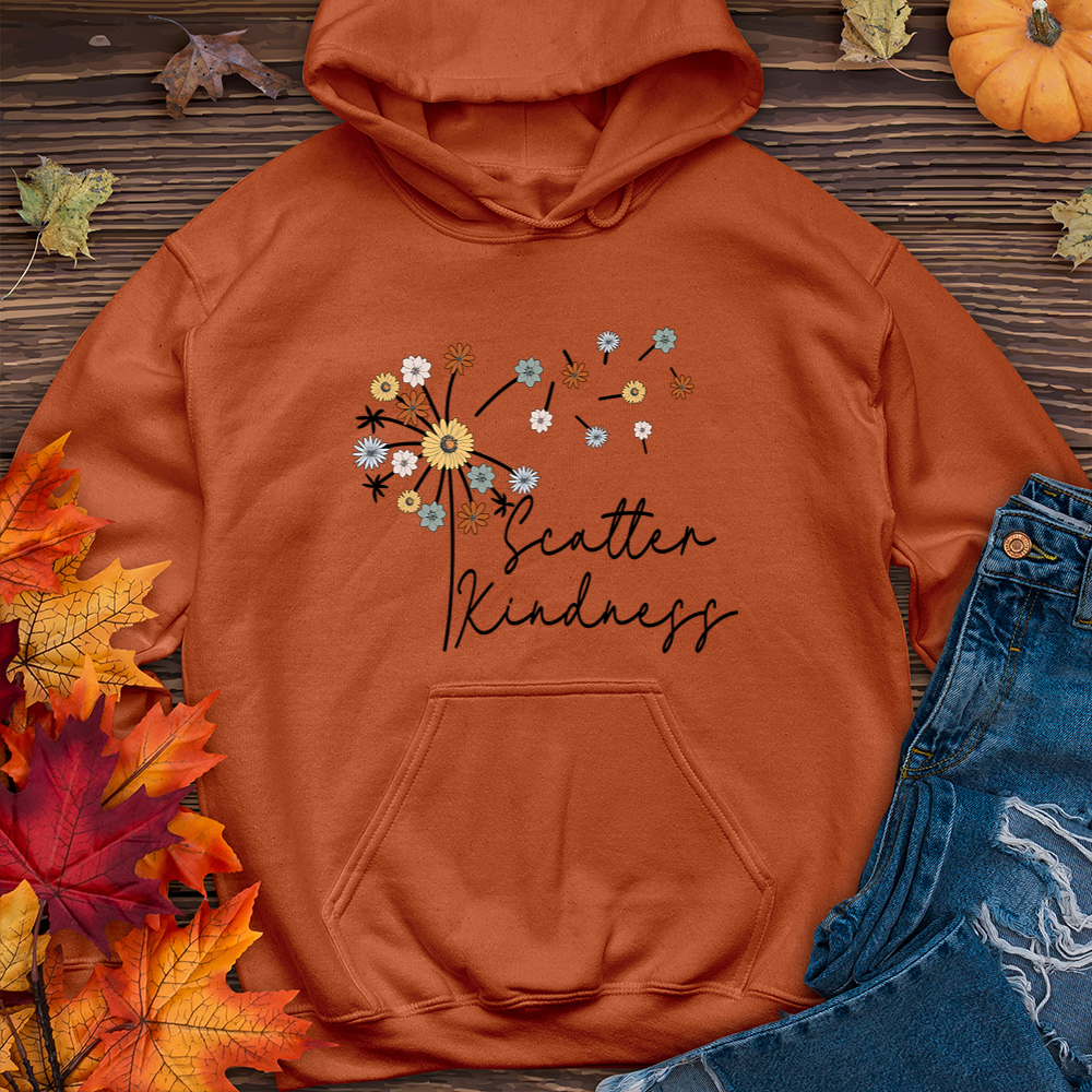 Scatter Kindness Color Dandelion Hoodie