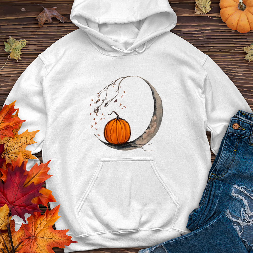 Moon and Pumpkin Hoodie