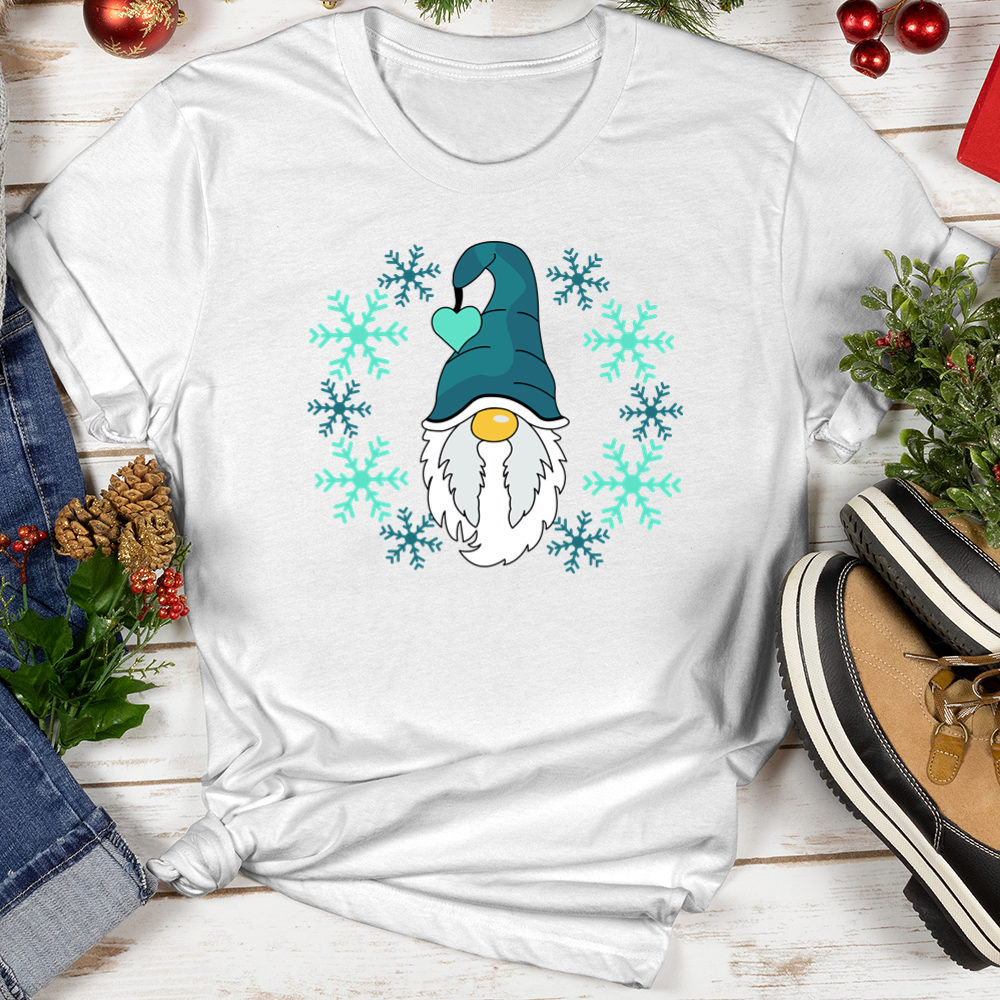 Snowfall Gnome Softstyle Tee