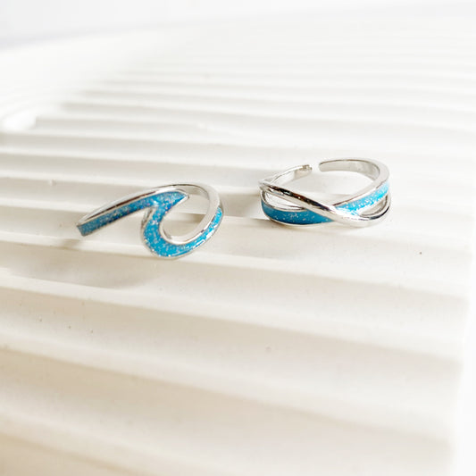 Opal Ocean Ring Bundle