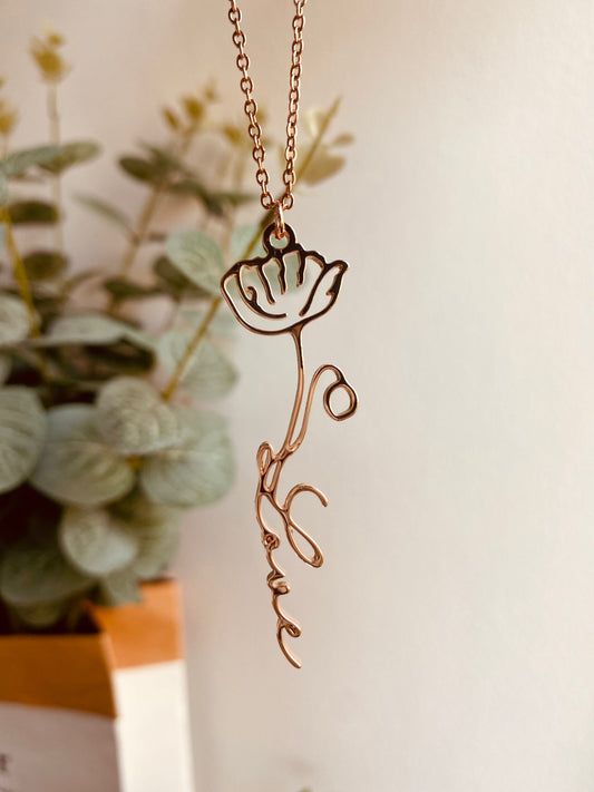 Rose Love Necklace