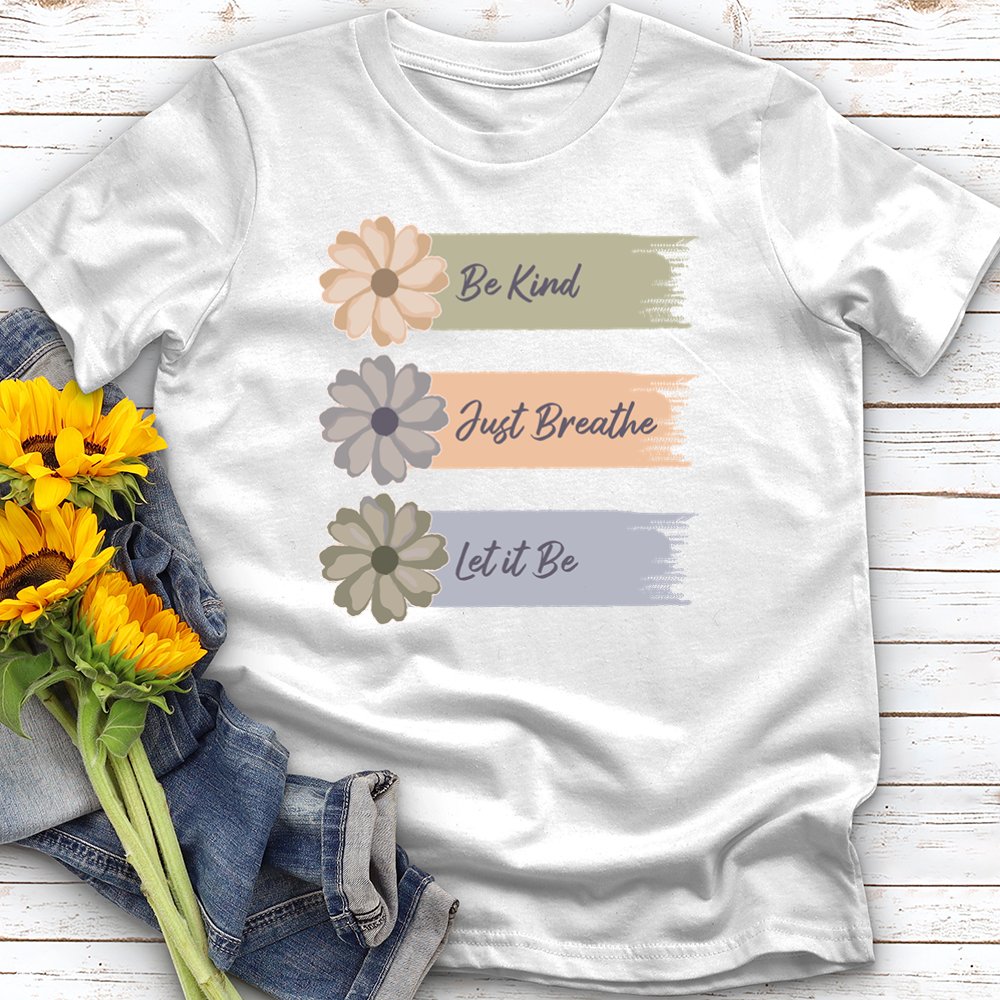 Be Kind Flower Rows Softstyle Tee