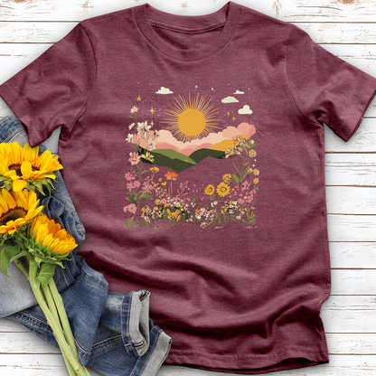 Wildflower Sun Softstyle Tee