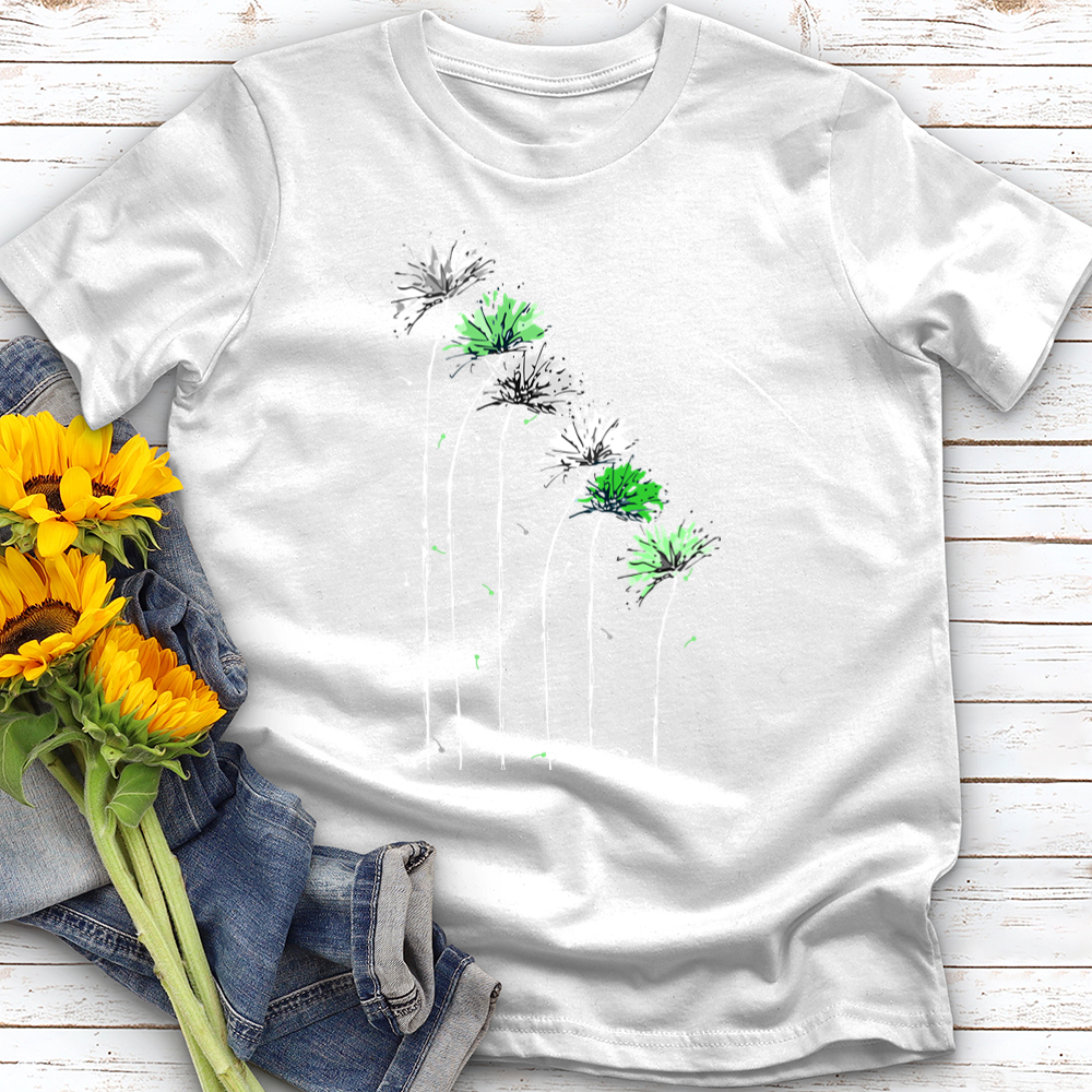 Minty Dandelions Softstyle Tee