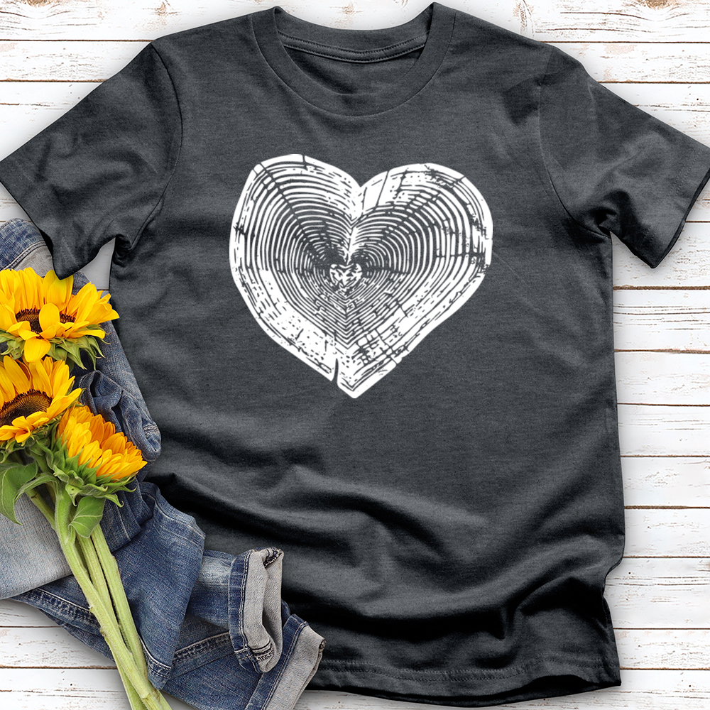 Tree Trunk Heart Softstyle Tee