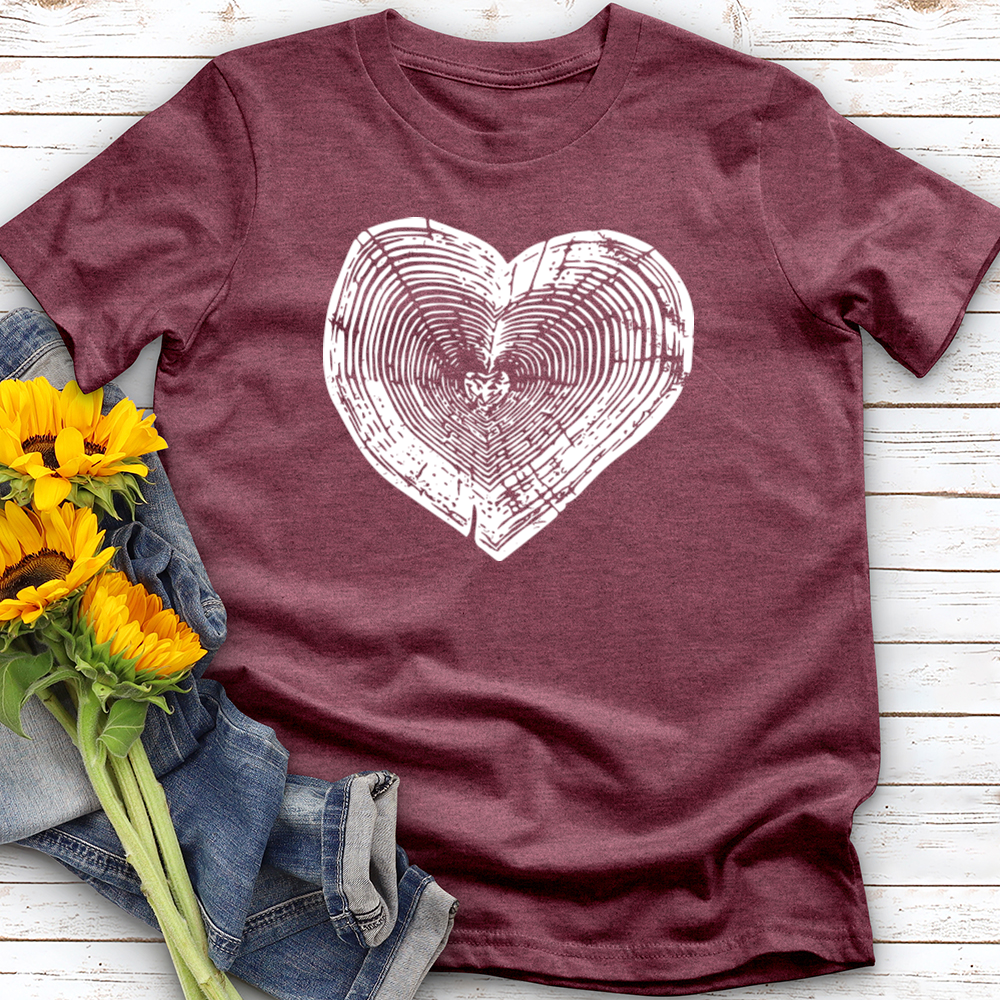 Tree Trunk Heart Softstyle Tee