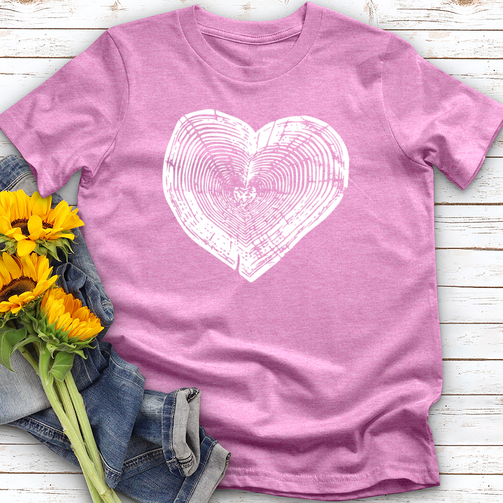 Tree Trunk Heart Softstyle Tee