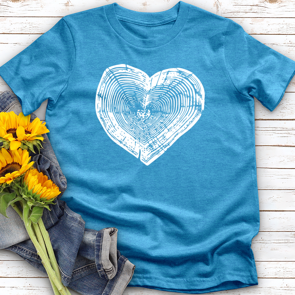 Tree Trunk Heart Softstyle Tee