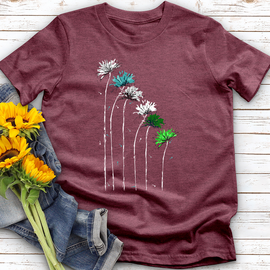 Spring Frost Dandelions Softstyle Tee