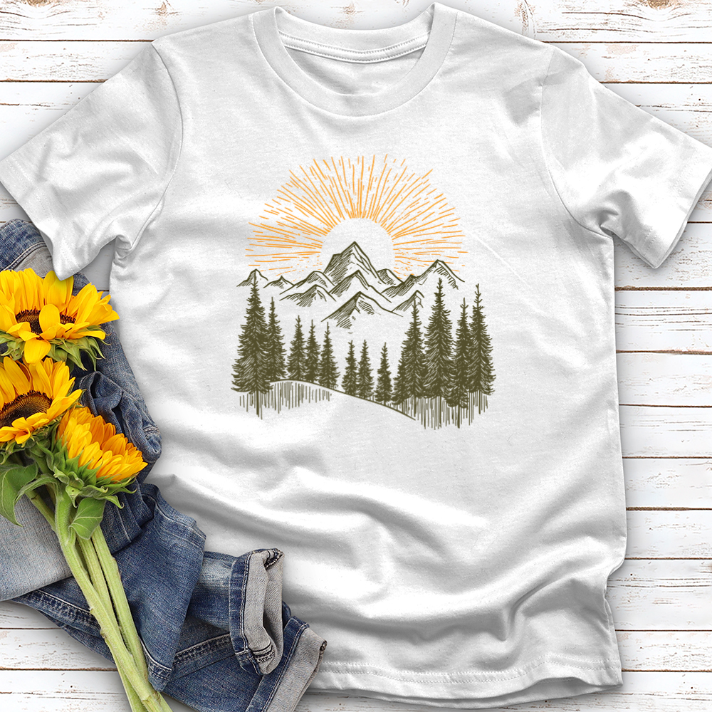 Evergreen Landscape Softstyle Tee