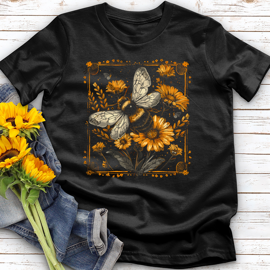 Bee Flower Softstyle Tee