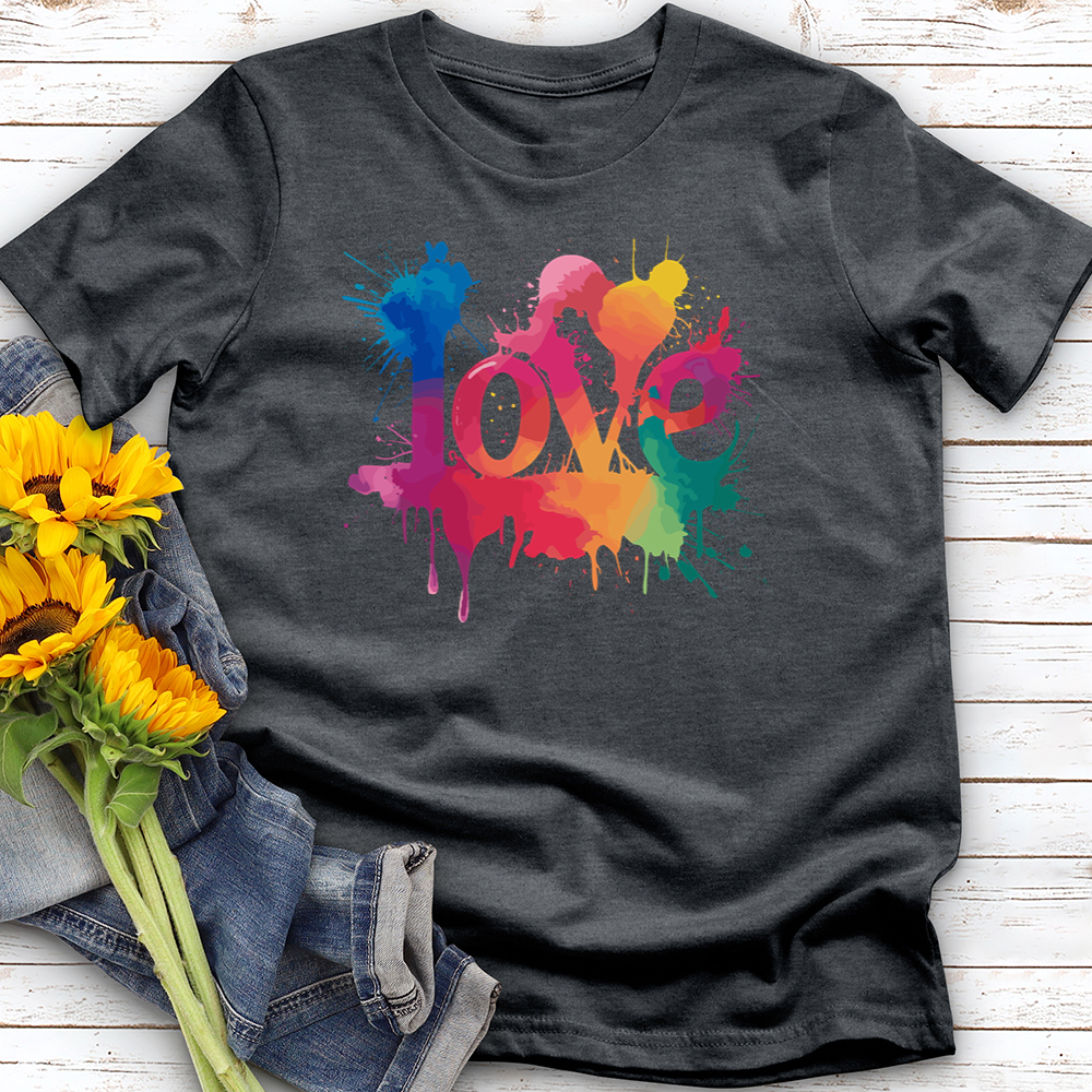 Watercolor Love Softstyle Tee