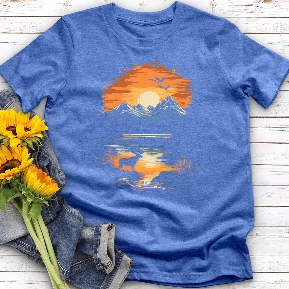 Moose Landscape Softstyle Tee