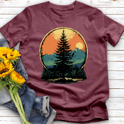 Mountain Sunset Softstyle Tee