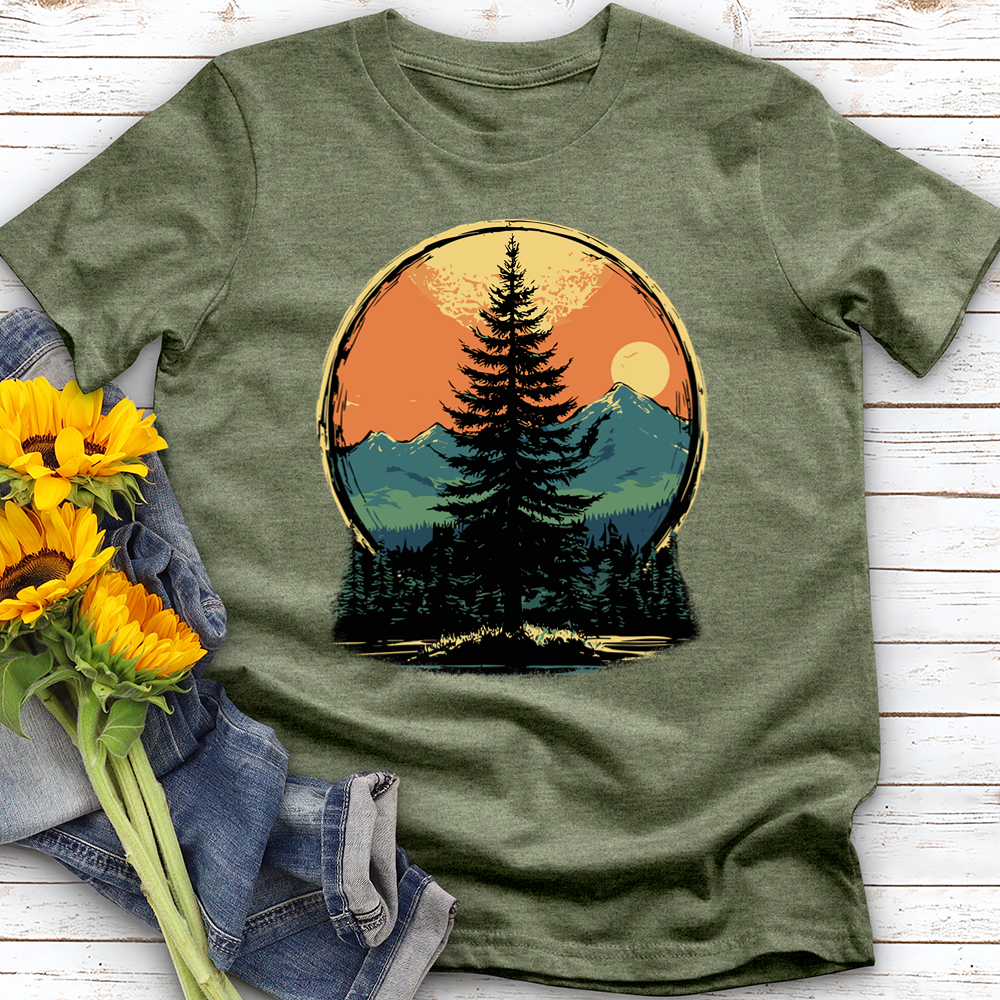 Mountain Sunset Softstyle Tee