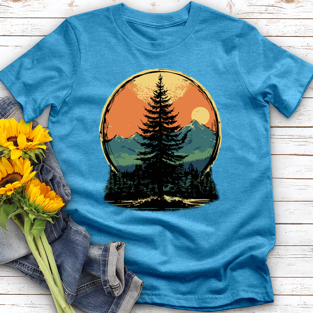 Mountain Sunset Softstyle Tee