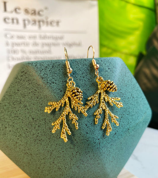 Pinecone Earrings