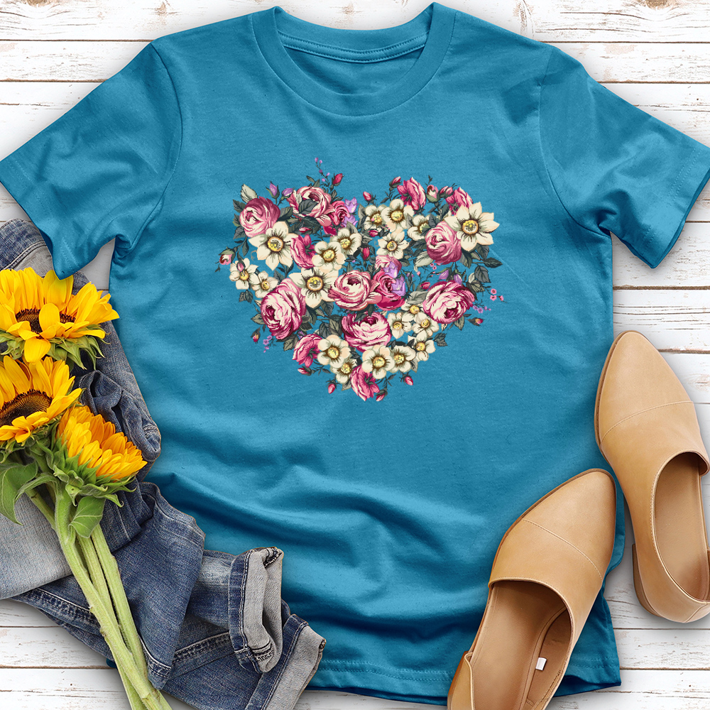 Floral Heart Tee