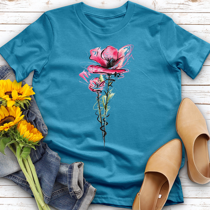 Painted Flower Tee