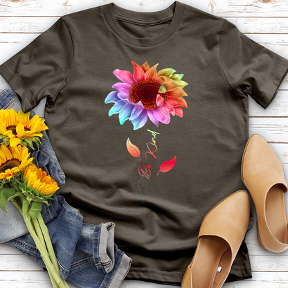 Be Kind Colored Sunflower Tee