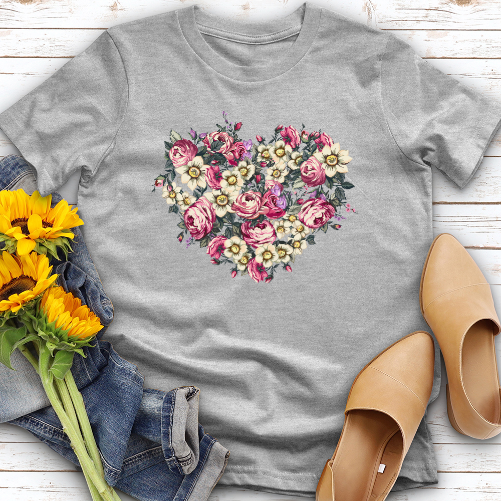 Floral Heart Tee