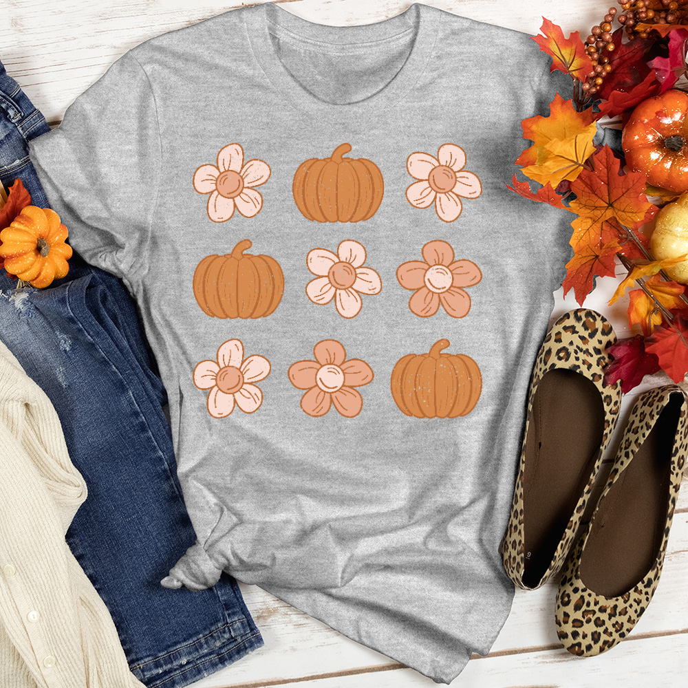 Pumpkin Flower Tee