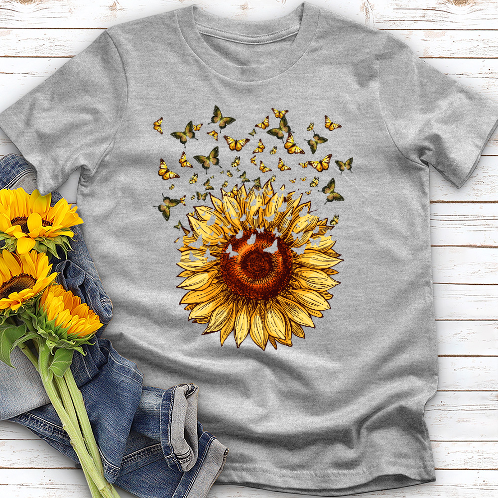 Butterfly Sunflower Tee