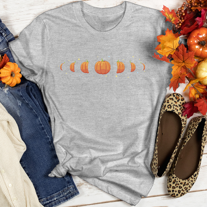 Pumpkin Phases Heathered Tee