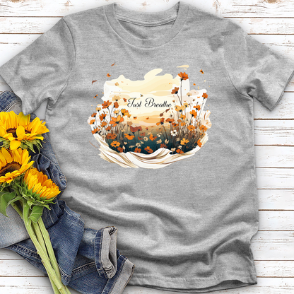 Just Breathe Field Tee