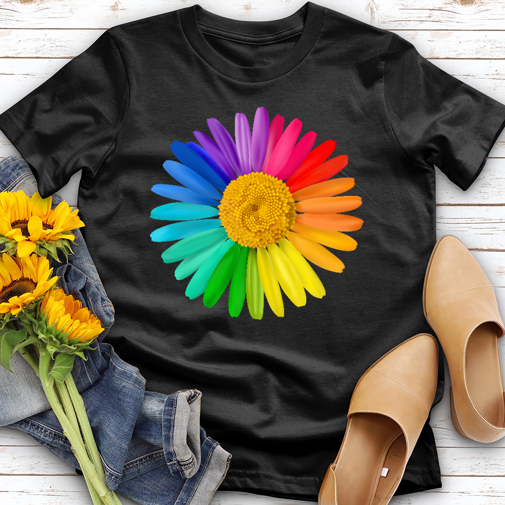 Rainbow Daisy Tee