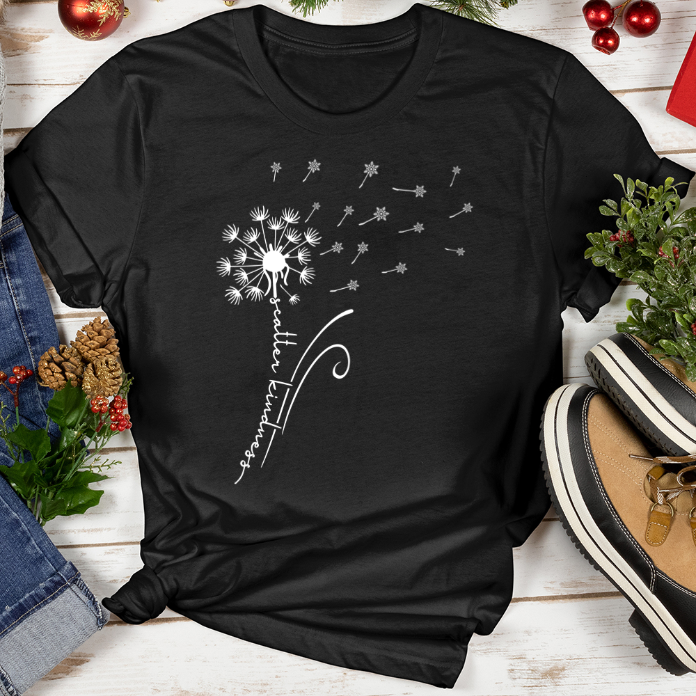 Kindness Dandelion Snowflakes Softstyle Tee