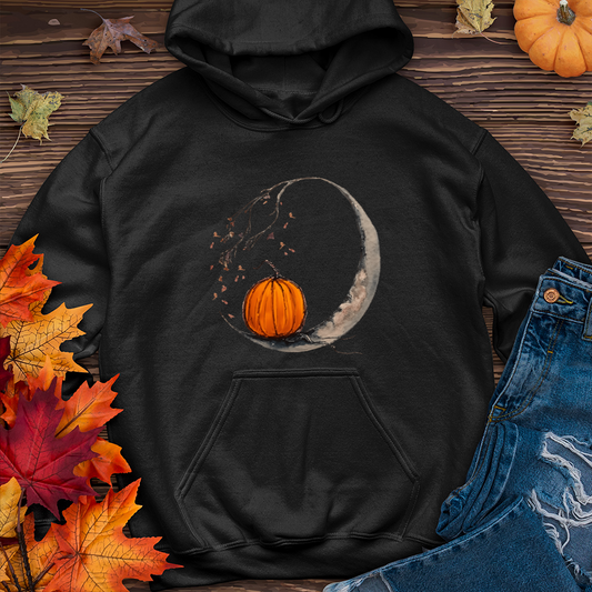 Moon and Pumpkin Hoodie