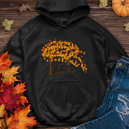 Just Breathe Fall Leaf Hoodie