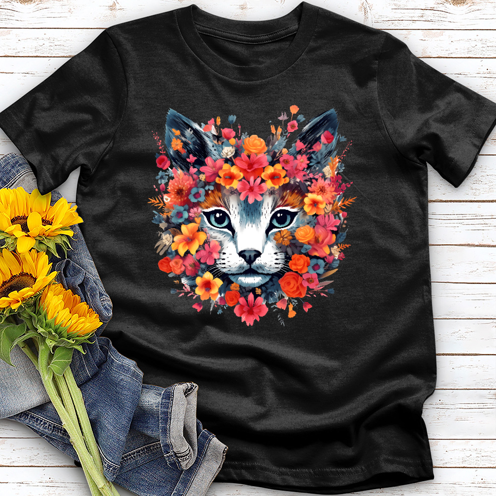 Floral Cat Tee