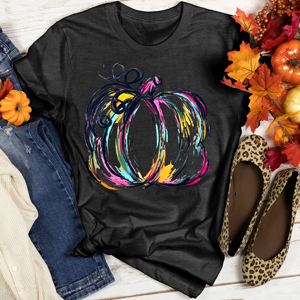 Artistic Pumpkin Tee