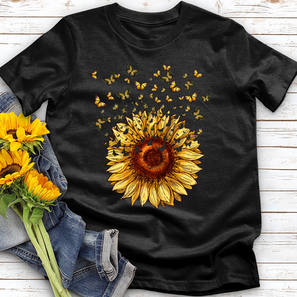 Butterfly Sunflower Tee