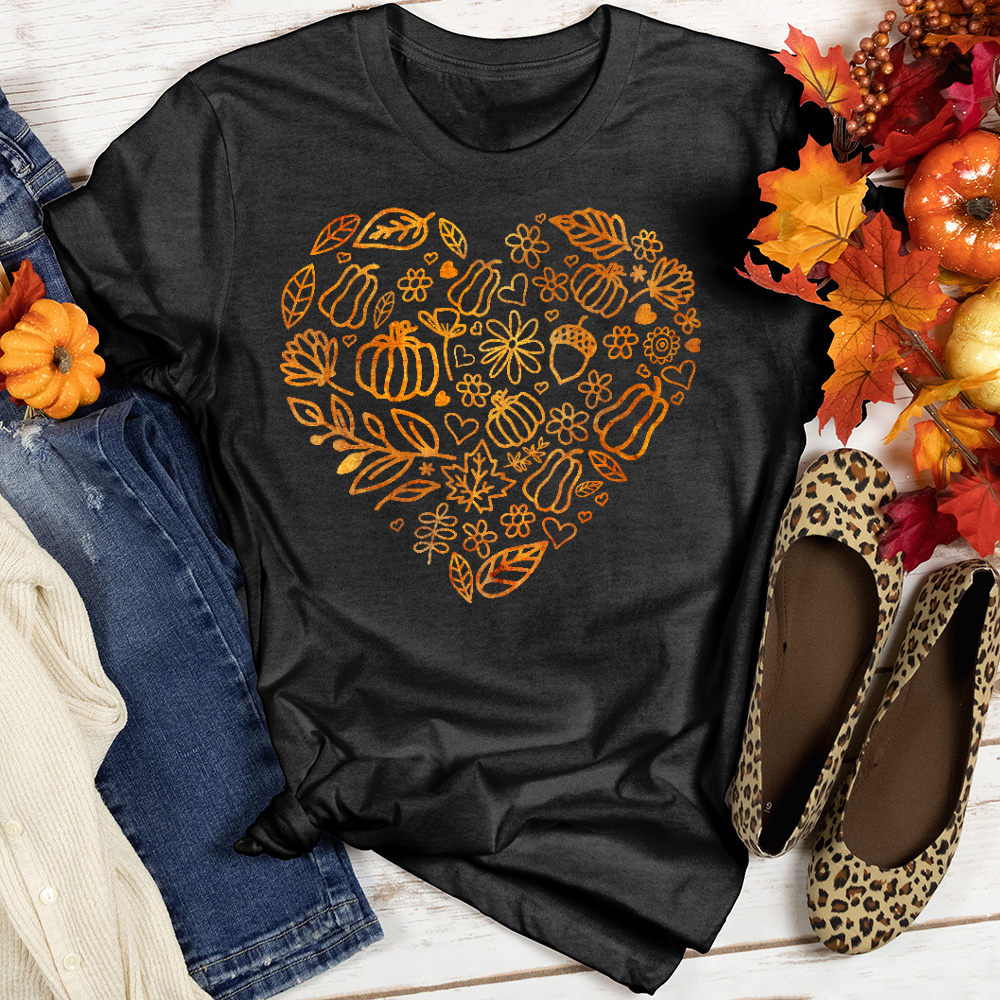 Pumpkin Heart Tee