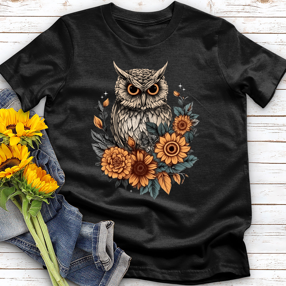 Floral Owl Tee