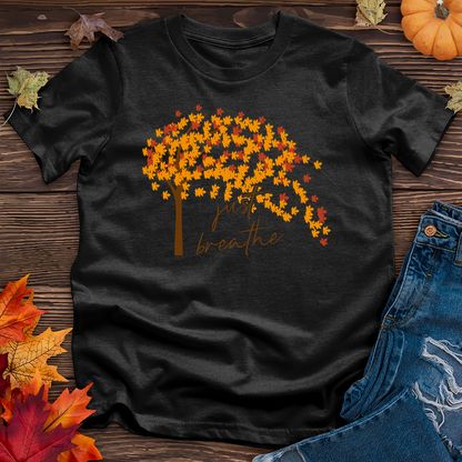 Just Breathe Fall Leaf Tee