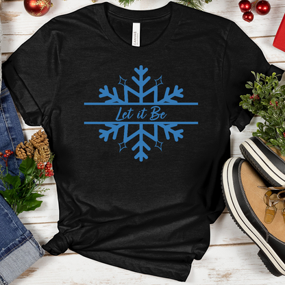 Snowflakes Let it Be Tee