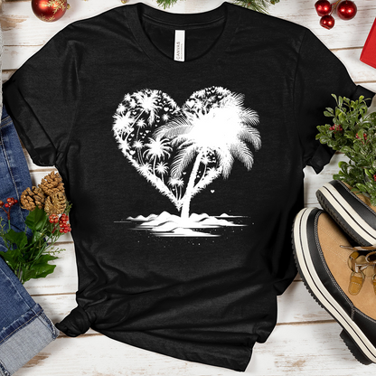 Palm Tree Heart Tee