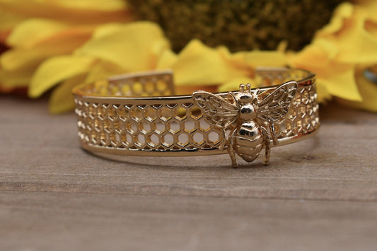 Honeycomb Cuff Bracelet