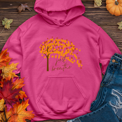 Just Breathe Fall Leaf Hoodie