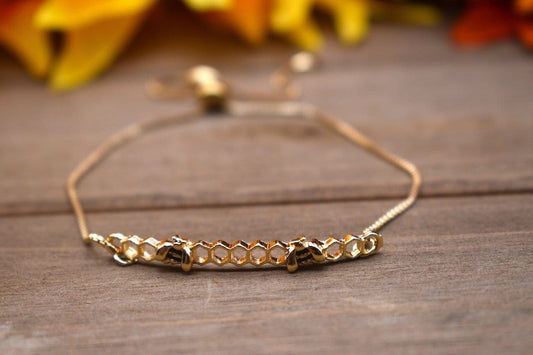 Honey Bee Chain Bracelet