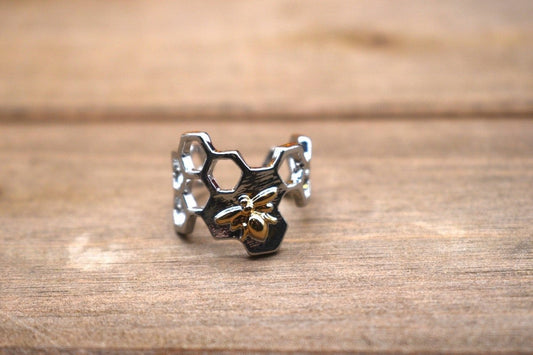 Honeycomb Hive Ring